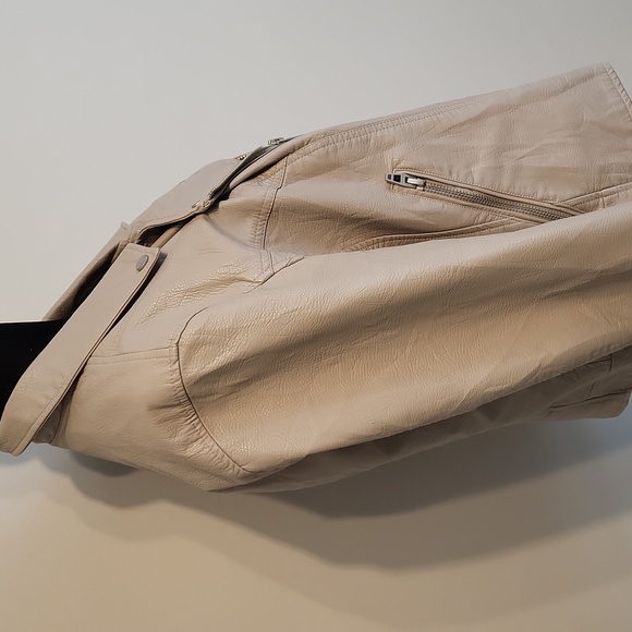 ANTHROPOLOGIE | BLANKNYC | 2X XXL | Life Changer Vegan Leather Zip Moto Jacket - Picture 14 of 17